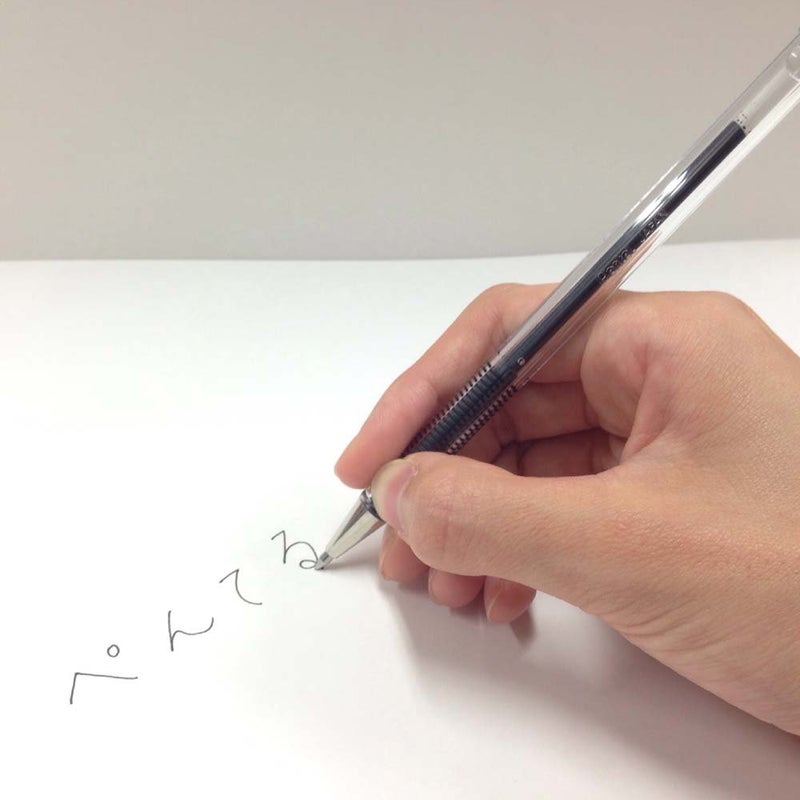 بنتل قلم حبر جاف هجين من بينتيل K105-GB، 0.5 أحمر، مجموعة من 10 قطع - Image 3